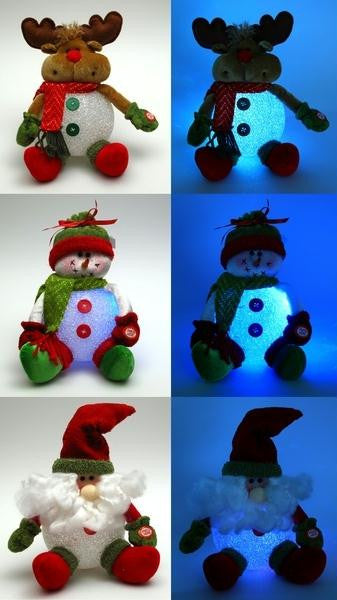 Plush EVA SnowmanMoose-Santa Assortment