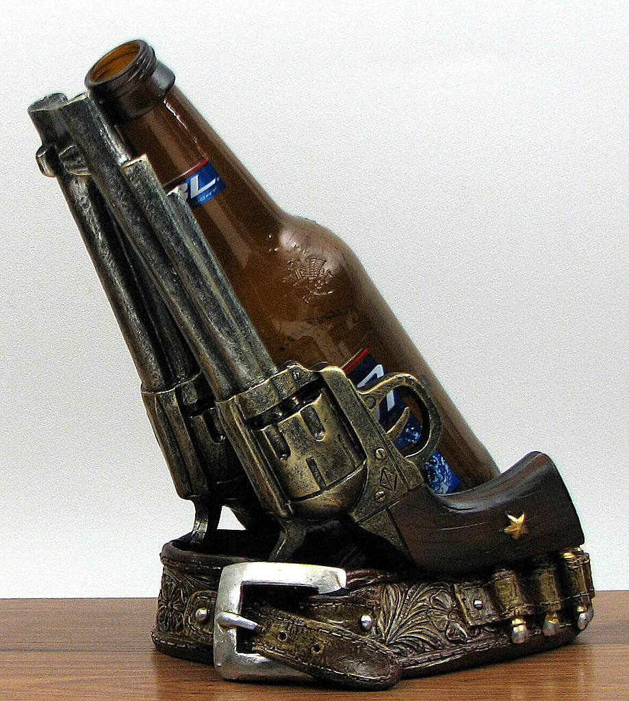 2 Revolver Wine Bottle Holder