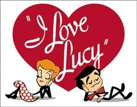 Tin Sign I Love Lucy Opening Logo