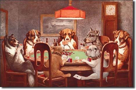 Poker Playing Dogs