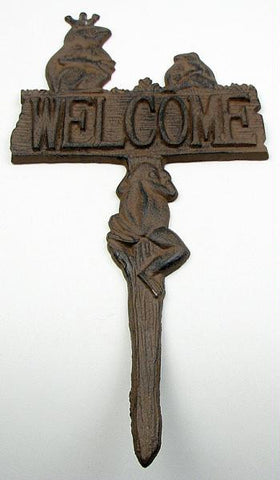 Frog Welcome Stake