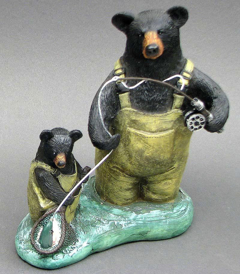 Resin "Fishing Bears"