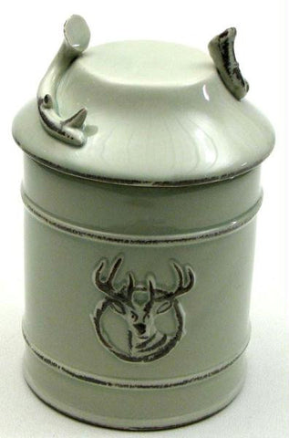 Ceramic Deer Goodie Jar with seal