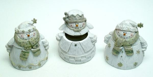 Snowman Trinket Box