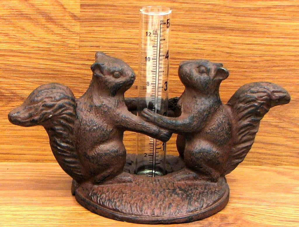 Squirrel Rain Gauge