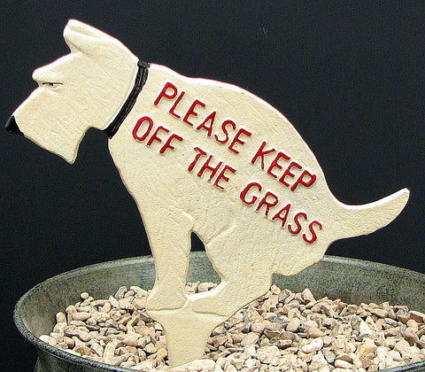 Painted Dog "Keep Off The Grass